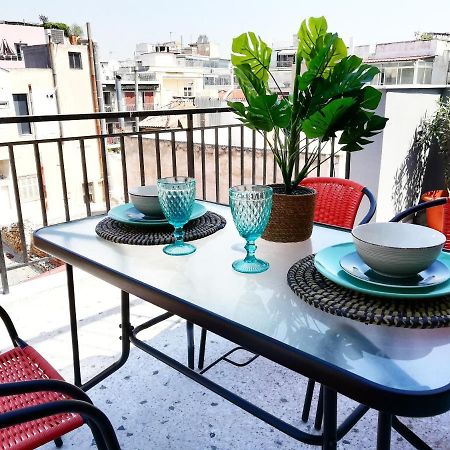 アテネAs Jacuzzi On Privet Roof Top With Acropolis Viewアパートメント エクステリア 写真